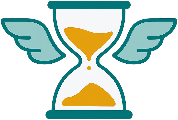 Deathwink - Hourglass with Wings